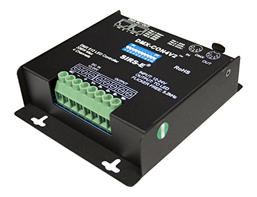 RGBW 4 Channel High Power LED DMX Controller - SIRS Electronics, Inc.